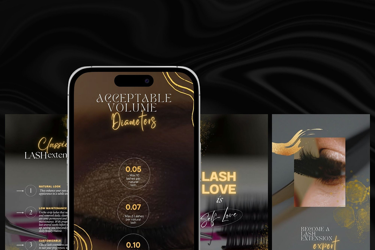 Lashes Instagram Video Reels, a Social Media Template by design4social (Photo 9 of 9)
