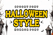 Halloween Book - Spooky Font, a Slab Serif Font by KiddoGlyphs Studio (Thumbnail 3 of 4)