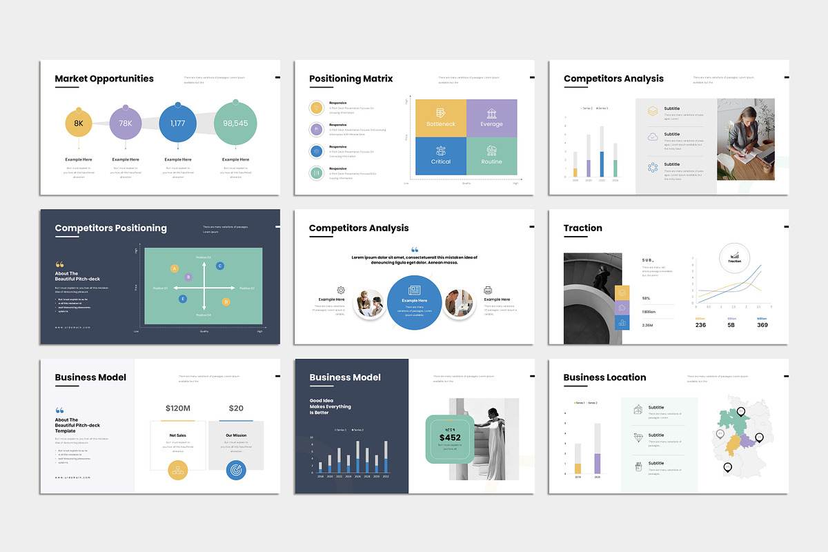 Business Pitch Deck Template, a Presentation Template by Studio Artisan (Photo 9 of 12)