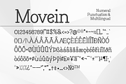 Movein - Slab Serif Display Font, a Slab Serif Font by overlaytemplates (Thumbnail 5 of 5)