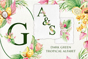 Tropical fruits and flowers, a Pattern Graphic by Antikva17 (Thumbnail 3 of 8)