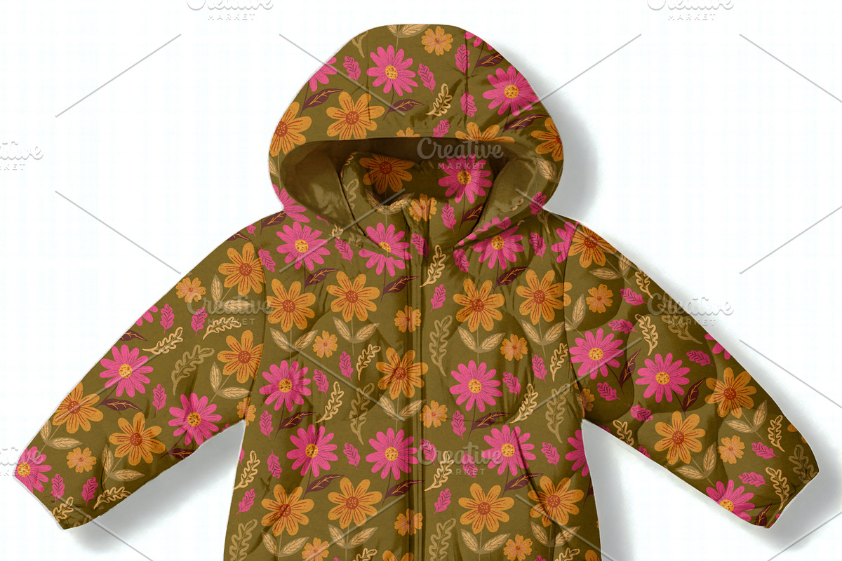 Organic Floral Patterns Collection, a Pattern Graphic by Nora Gad (Photo 7 of 18)