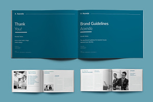 Brand Guideline Template, a Stationery Template by ContestDesign
