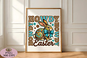 Cowgirl Easter Bunny PNG, an Illustration by Daily.Designs (Thumbnail 3 of 5)