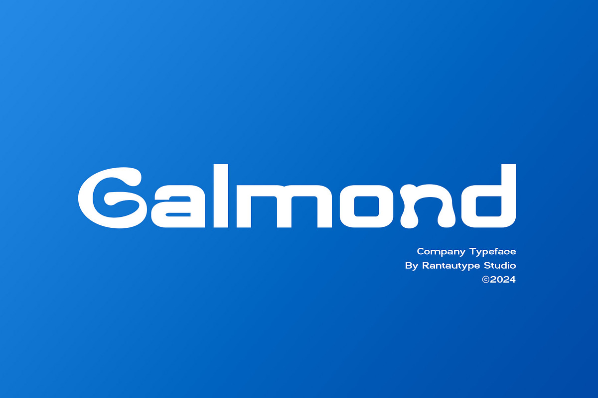 Galmond Company Typeface, a Sans Serif Font by RantautypeStudio (Photo 1 of 15)