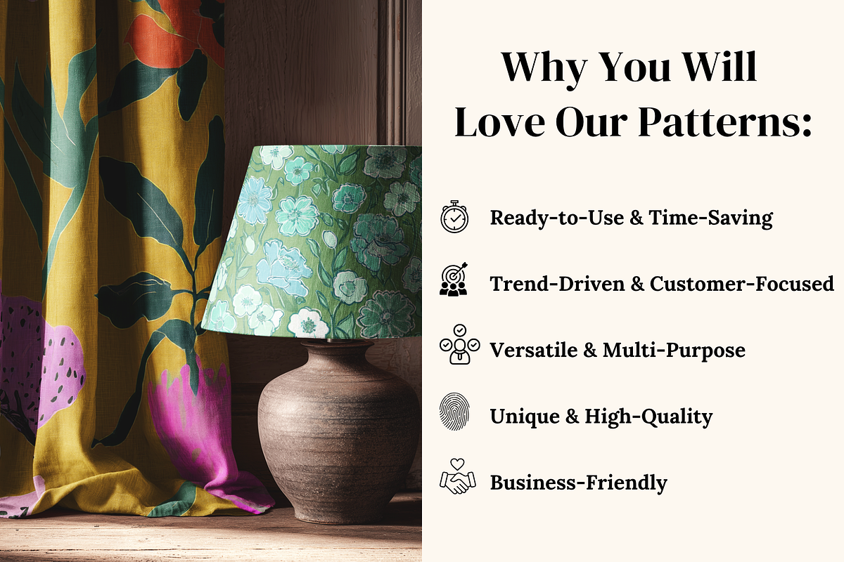 Funky Seamless Patterns, a Pattern Graphic by Ninterints (Photo 4 of 19)