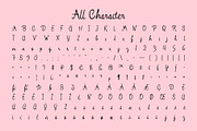 CS Blushing Drawn, a Script Font by Craft Supply Co. (Thumbnail 8 of 8)