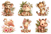 Safari Animal Clipart Bundle, a Seasonal Illustration by Daily.Designs (Thumbnail 4 of 5)