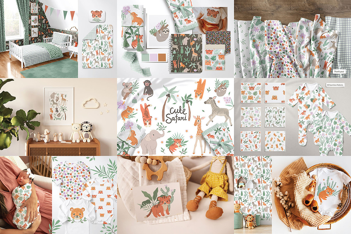 Whale shop bundle Baby animals, an Animal Illustration by OxanaTally (Photo 21 of 24)