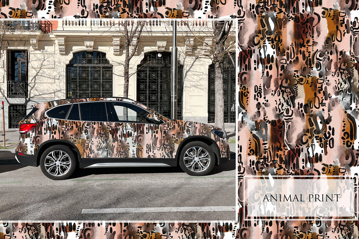 Watercolor Animal Print, a Pattern Graphic by Knopazyzy (Photo 5 of 8)