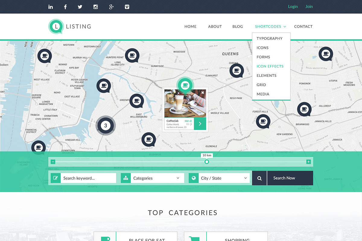 Listing - Directory PSD Template, a Websites & App Template by bestwebsoft (Photo 1 of 5)