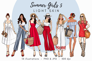 Summer Girls 5 - Light Skin