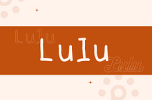 Lulu – Playful Handwritten Font