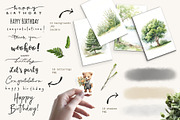 Woodland Birthday Celebration, an Animal Illustration by ApetekMarket (Thumbnail 11 of 15)