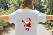 Cute Christmas Santa Clipart PNG, an Illustration by CrexoraLab (Thumbnail 5 of 5)