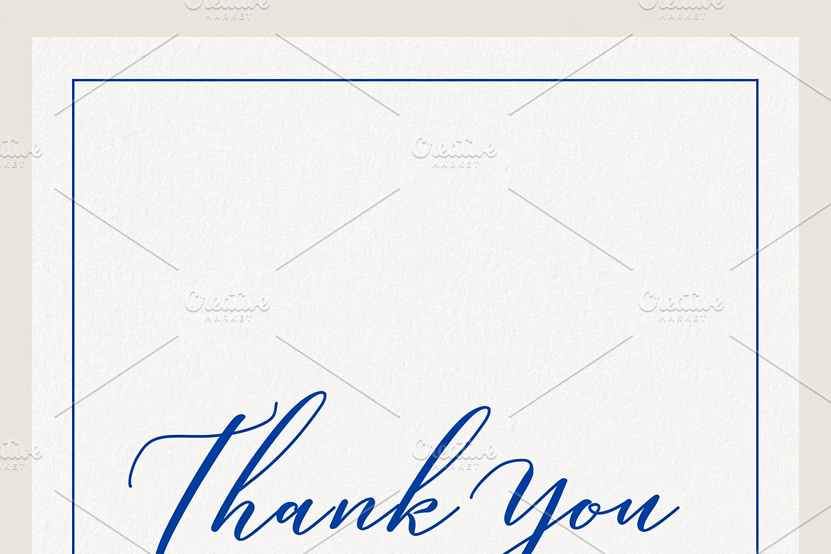 Elegant thank you card with a script message and a hand drawn fl, an Illustration by Studio ANNA (Photo 1 of 2)