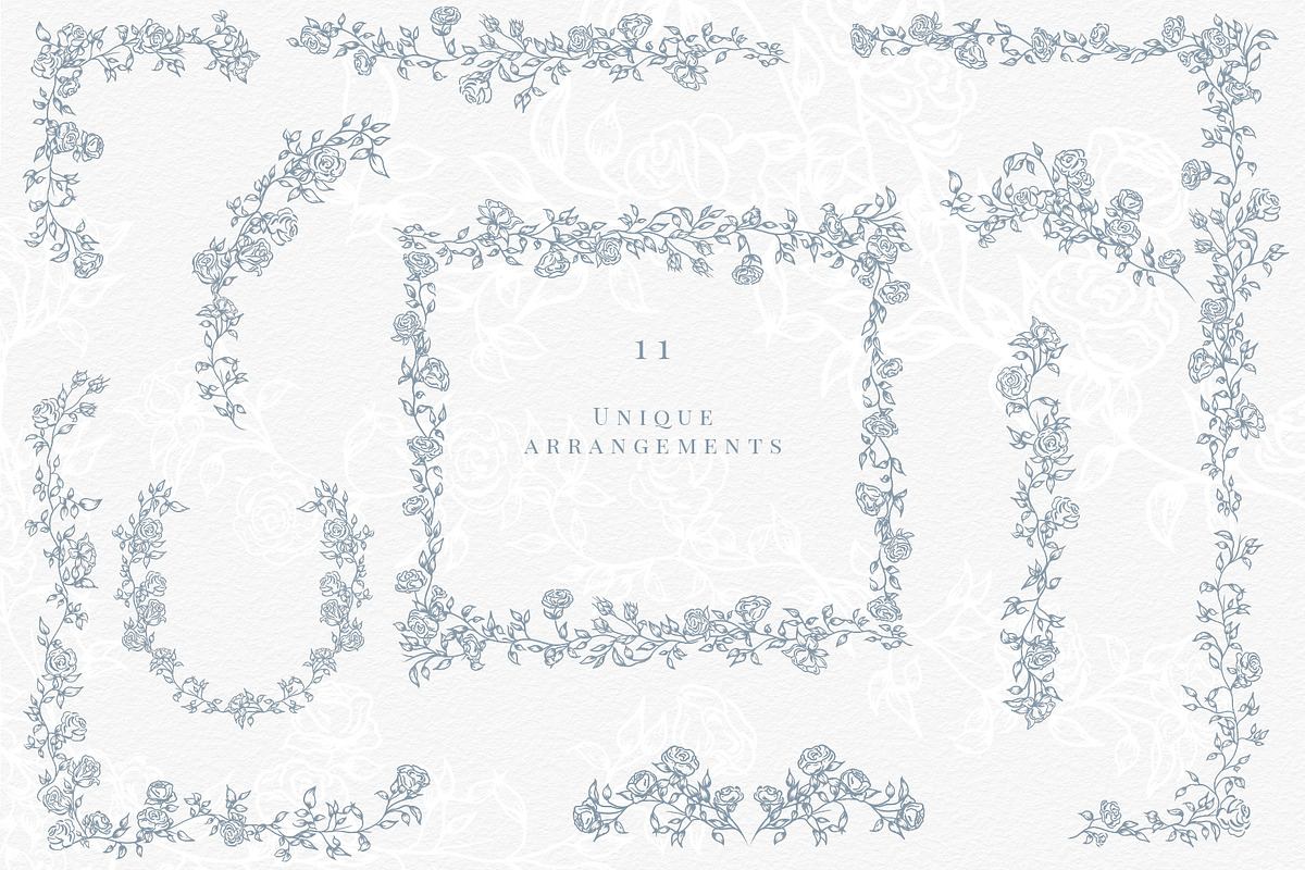 Procreate Elegant Rustic Roses, a Brush Add-On by AW Studios (Photo 4 of 5)