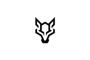 Modern Wolf Head Logo Template, a Branding & Logo Template by MenkType Studio (Thumbnail 3 of 3)
