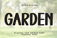 Garden | Script Font