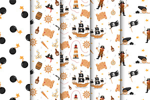 Pirates Adventure - Pattern Set