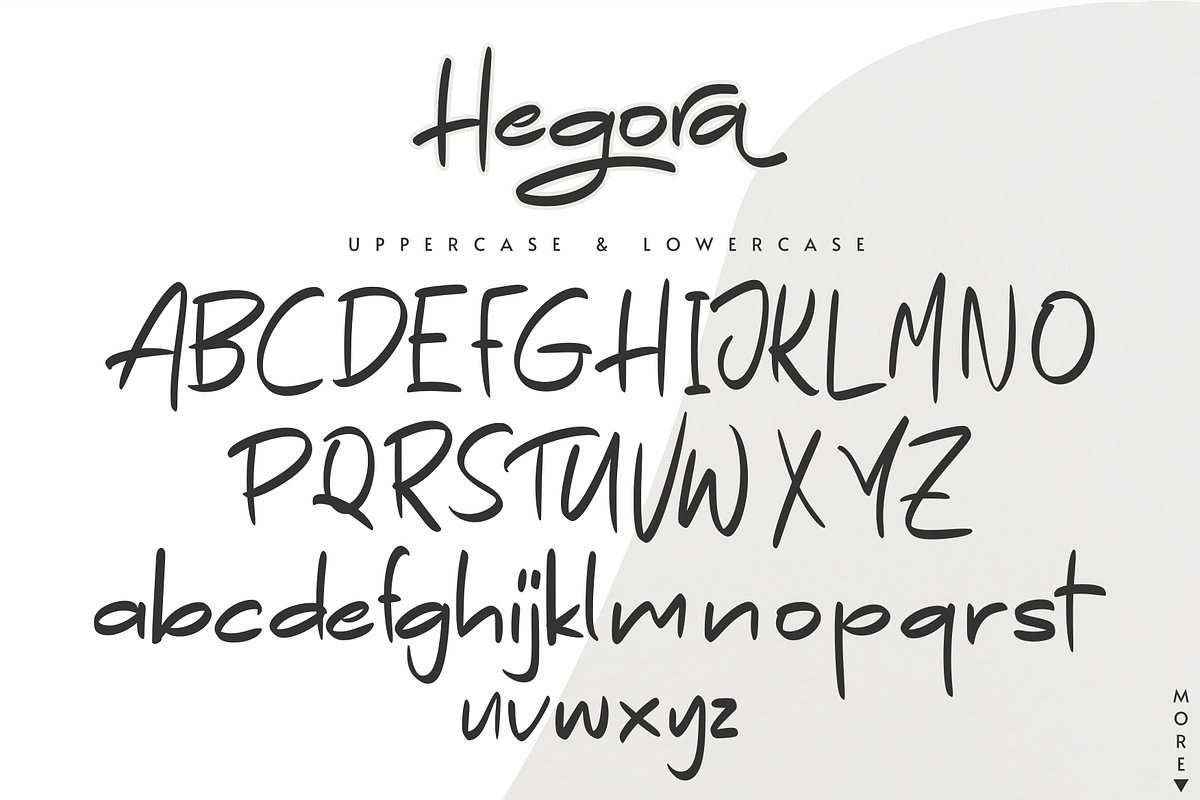 Hegora - Handcrafted Font, a Font by Inspiratype (Photo 5 of 5)
