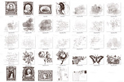 Vintage Letters Overlays, an Illustration by Digital Curio (Thumbnail 4 of 4)