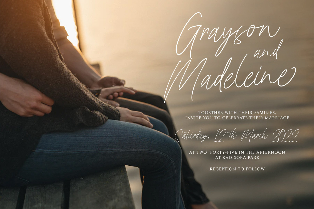 Wednesday Island - Chic Handwritten, a Script Font by Littlehand (Photo 5 of 10)