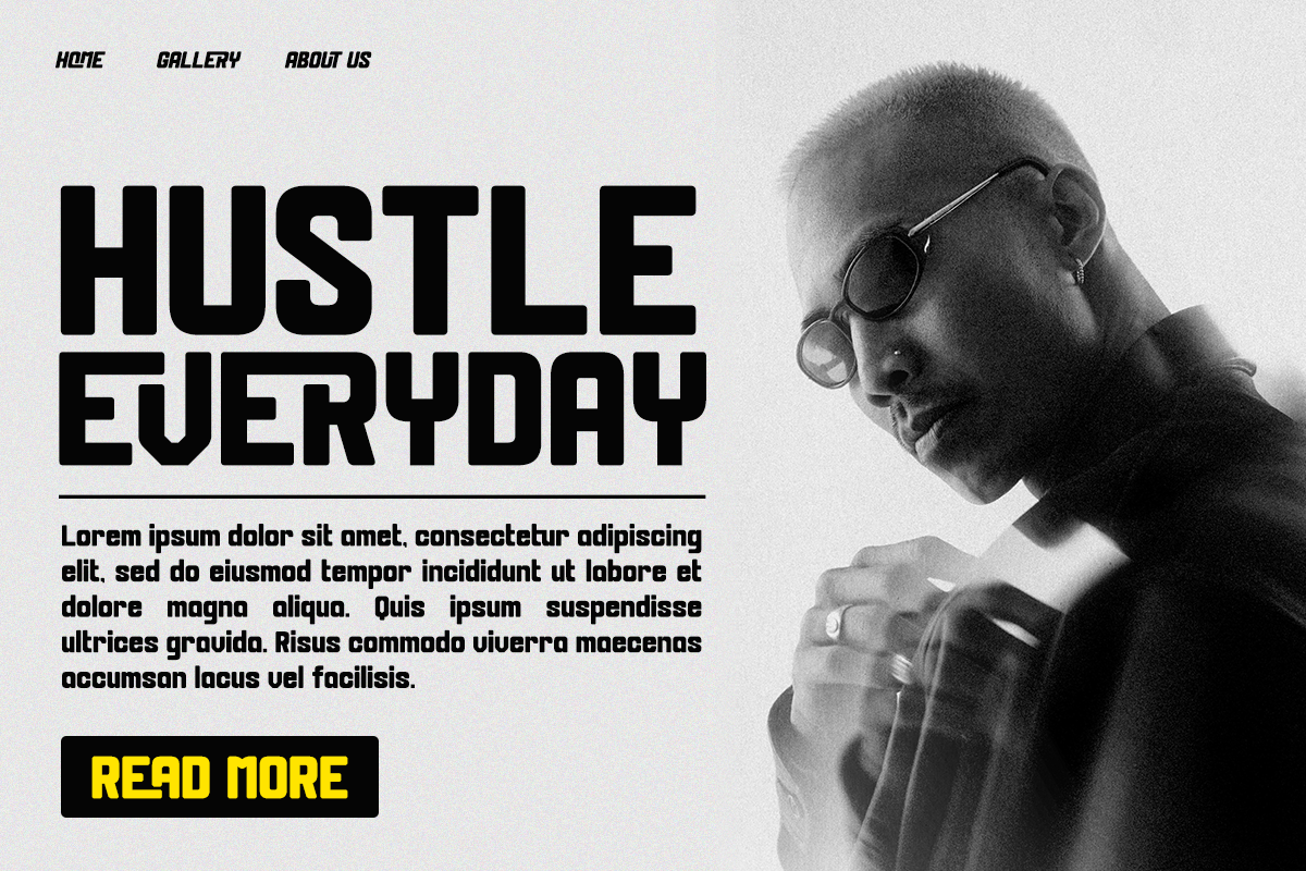 Oatlash - Bold Stylish Font, a Sans Serif Font by RagamKata (Photo 3 of 10)