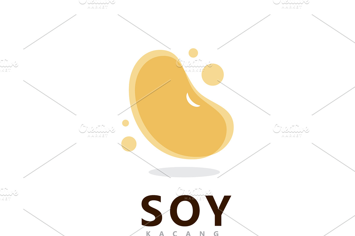 Soybean Logo vector template design., a Graphic by T.Vooka