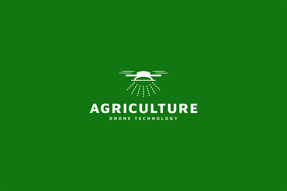 Agriculture drone simple logo, a Branding & Logo Template by zuhudsgn (Photo 2 of 3)