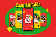 Mangoo Retro Instagram Template, a Social Media Template by Shinra Labs (Thumbnail 4 of 6)