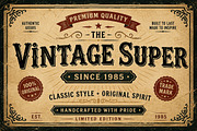Vintage Super, a Serif Font by Wow Magic (Thumbnail 1 of 4)