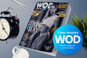 WOD Magazine cover template