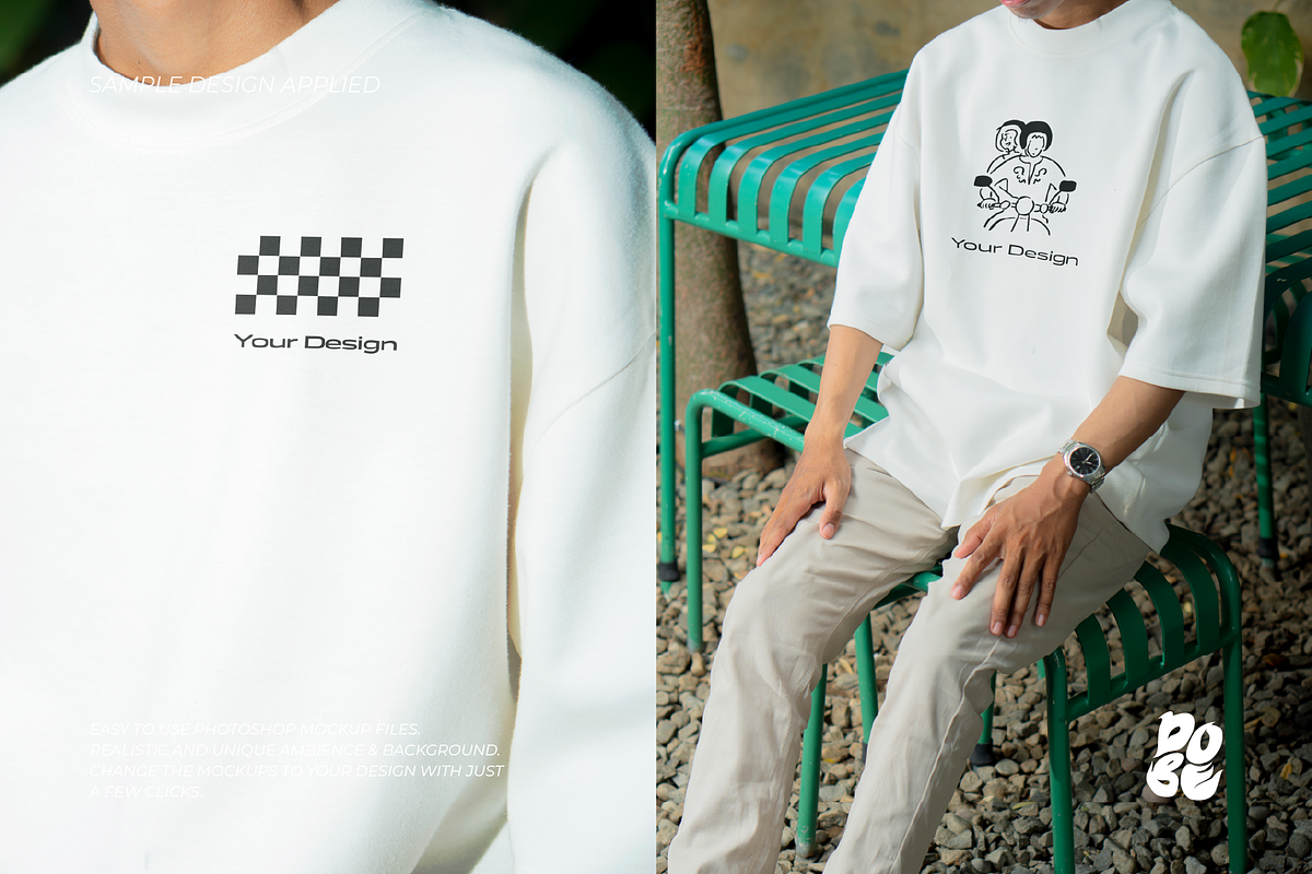 Mix Later Mockup Set - Vol 2, a Shirt Mockup by DOBE Studio (Photo 9 of 10)