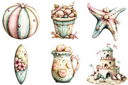 Whimsical Summer Clipart Bundle, an Illustration by DreamPrint404 (Thumbnail 6 of 6)