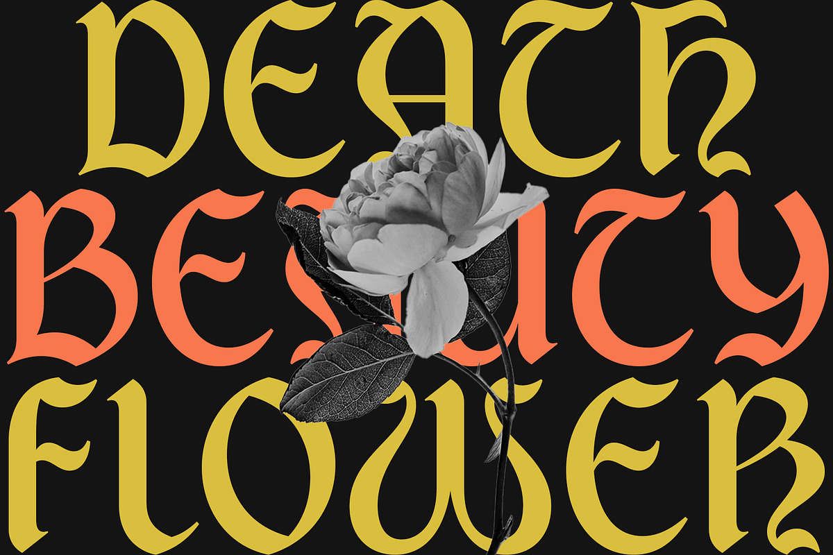 CS Amenity – Gothic Uncial Font, a Blackletter Font by Craft Supply Co. (Photo 5 of 8)