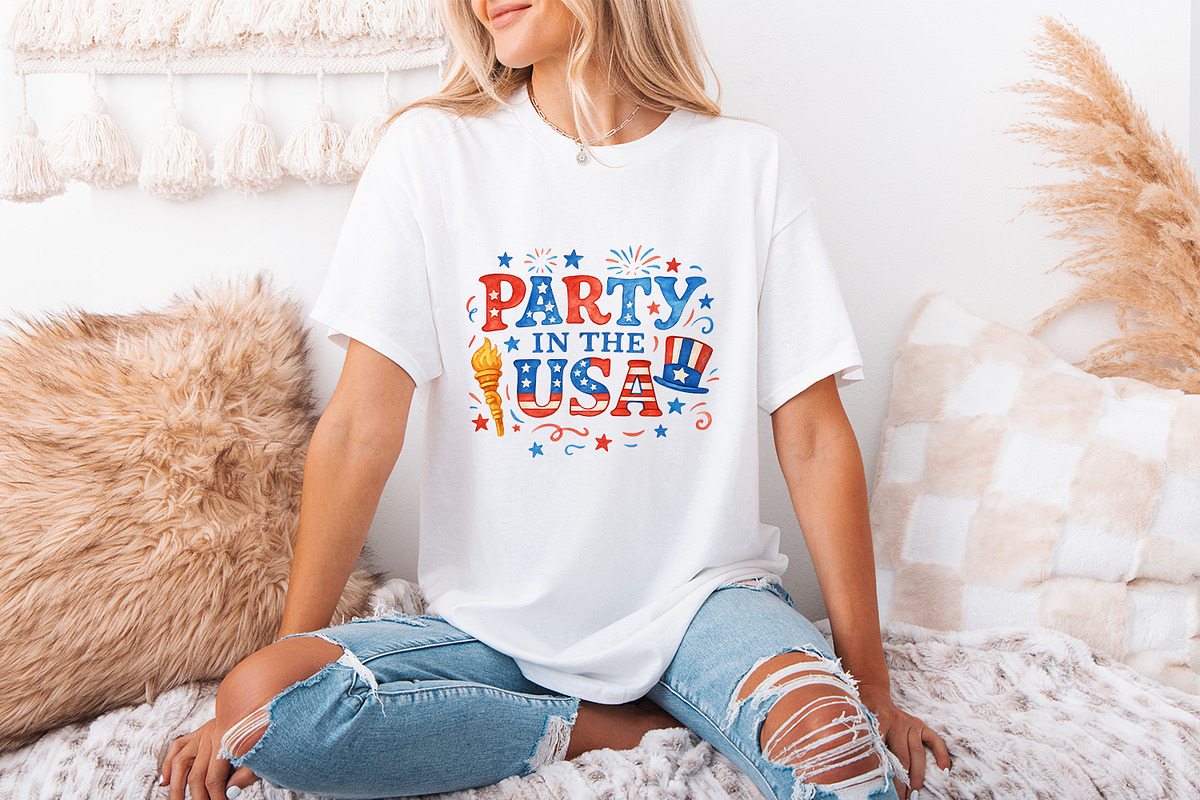 Retro 4th of July Sublimation, an Illustration by SharpMarketplace (Photo 3 of 9)