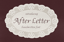 After Letter Elegant Thin Font