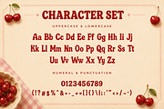 Sweet Cherry - Retro Display Font, a Serif Font by overlaytemplates (Thumbnail 4 of 5)