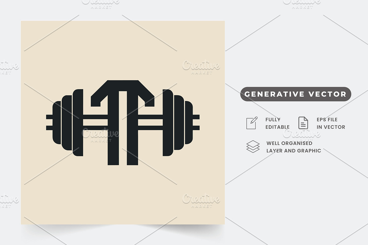 A minimalist logo design featuring a, a Graphic by Iftikhar Alam
