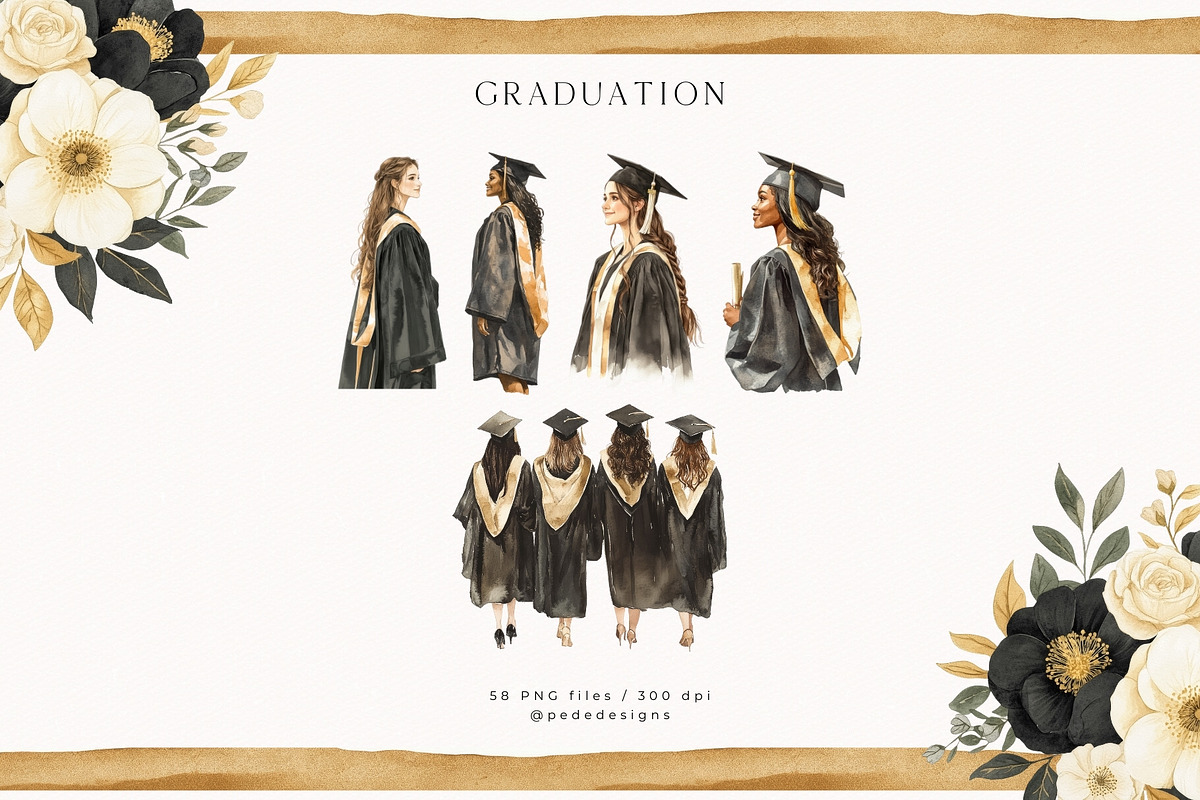 Graduation, an Illustration by PeDe Designs (Photo 3 of 25)