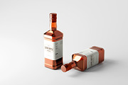 Square Liquor Bottle Mockup, a Cups & Container Mockup by pmvch (Thumbnail 5 of 15)