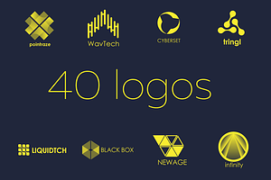 40 tech logos