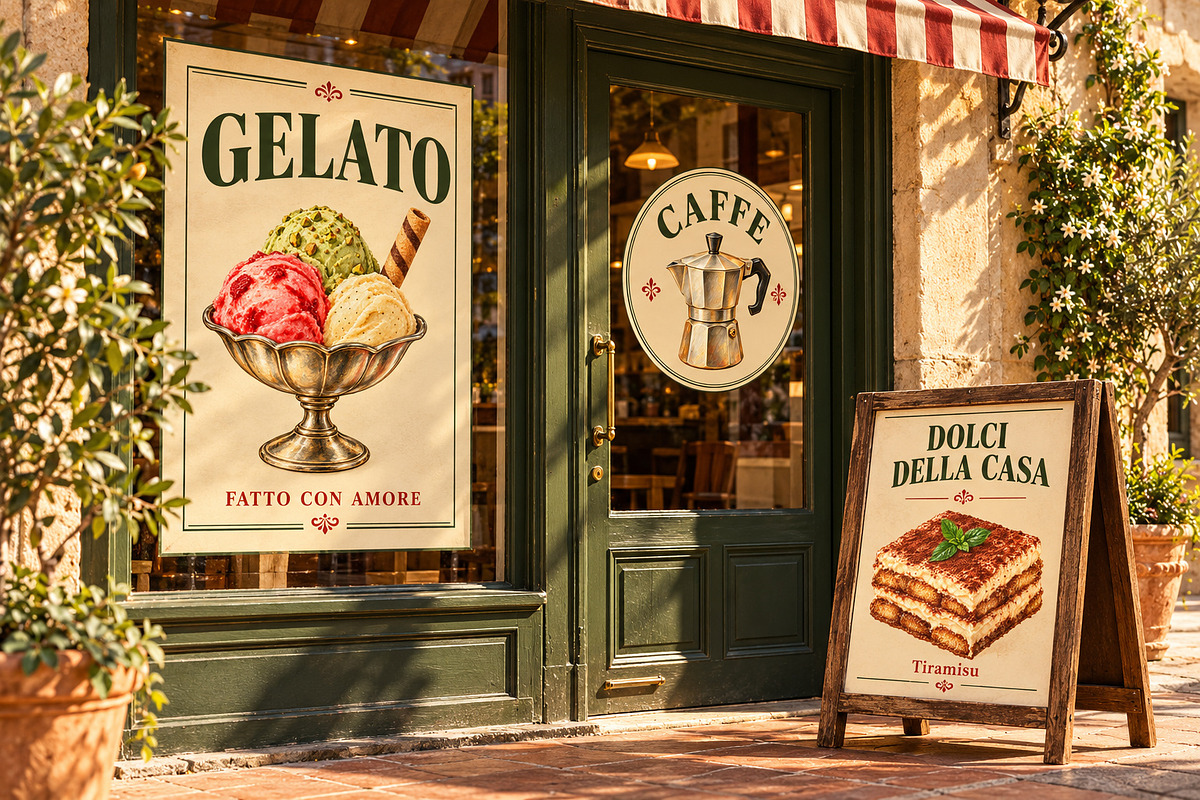 Mediterranean Restaurant Graphics, an Object Graphic by Tzochko (Photo 4 of 7)