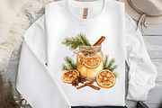 Watercolor Christmas Decor Clipart, an Illustration by DreamCafeArt (Thumbnail 5 of 7)