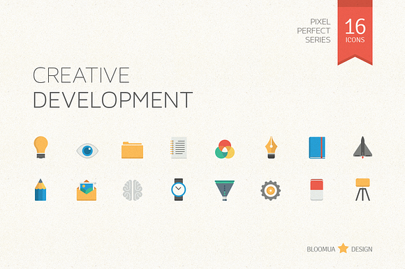 Creative Development Flat Icons
