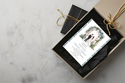 Watercolor Wedding Invitation Card, a Card Template by Isbah_studio (Thumbnail 2 of 8)