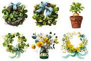Watercolor Spring Gardening Clipart, an Illustration by Designworld (Thumbnail 4 of 5)