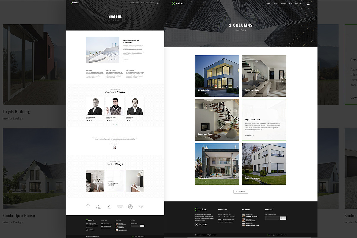 Architecture PSD Template, a Templates & Theme by fusionlab (Photo 3 of 7)