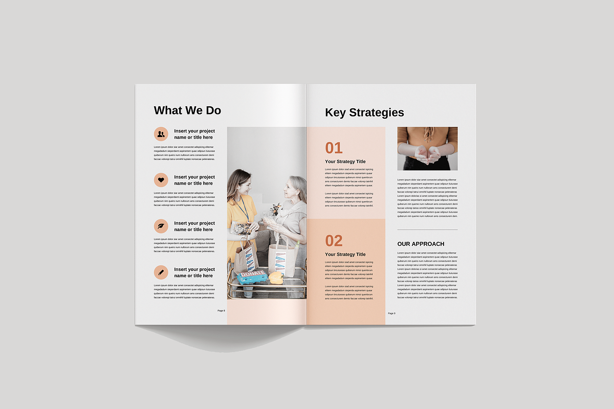 Nonprofit Organization Brochure, a Brochure Template by Leaflove (Photo 5 of 10)
